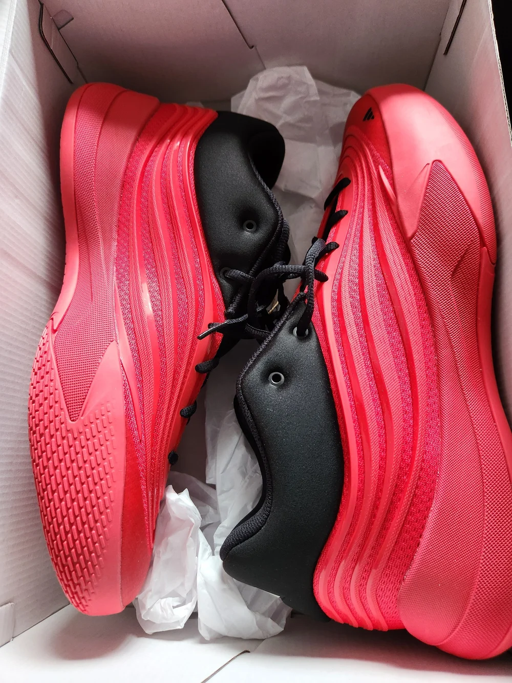 NIB Adidas Men’s 13 NWT Dame X Dolls Pure Ruby-JP6093.